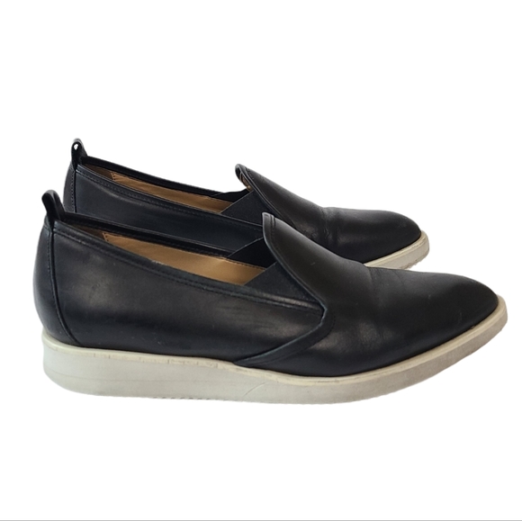 Everlane Womens Black Leather Street Shoes - Picture 1 of 5
